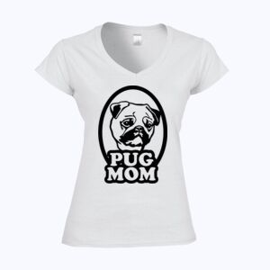 Softstyle™ women's v-neck t-shirt Thumbnail