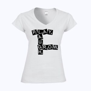 Softstyle™ women's v-neck t-shirt Thumbnail