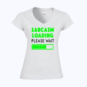 Softstyle™ women's v-neck t-shirt Thumbnail