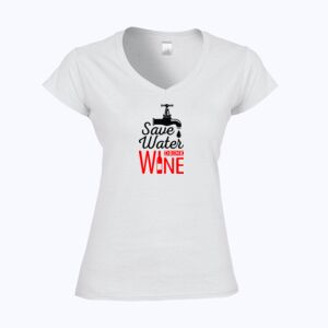 Softstyle™ women's v-neck t-shirt Thumbnail