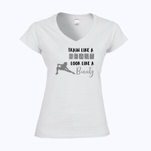 Softstyle™ women's v-neck t-shirt Thumbnail
