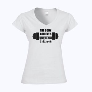 Softstyle™ women's v-neck t-shirt Thumbnail