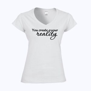 Softstyle™ women's v-neck t-shirt Thumbnail