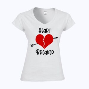 Softstyle™ women's v-neck t-shirt Thumbnail