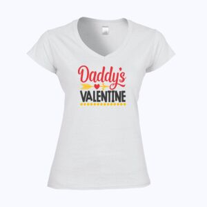 Softstyle™ women's v-neck t-shirt Thumbnail
