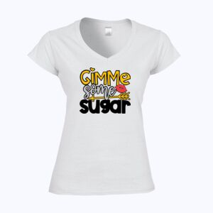 Softstyle™ women's v-neck t-shirt Thumbnail