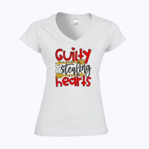 Softstyle™ women's v-neck t-shirt Thumbnail