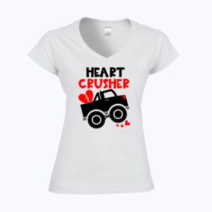Softstyle™ women's v-neck t-shirt Thumbnail