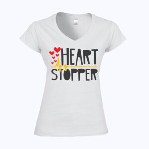 Softstyle™ women's v-neck t-shirt Thumbnail