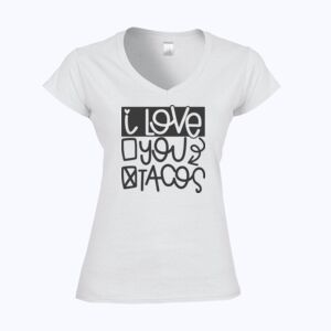 Softstyle™ women's v-neck t-shirt Thumbnail