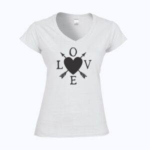 Softstyle™ women's v-neck t-shirt Thumbnail