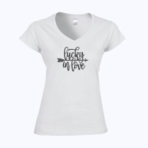 Softstyle™ women's v-neck t-shirt Thumbnail