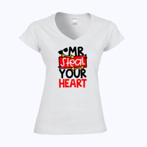 Softstyle™ women's v-neck t-shirt Thumbnail