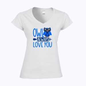 Softstyle™ women's v-neck t-shirt Thumbnail