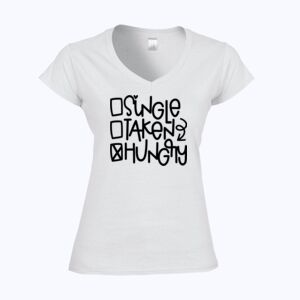 Softstyle™ women's v-neck t-shirt Thumbnail