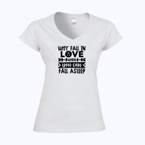 Softstyle™ women's v-neck t-shirt Thumbnail