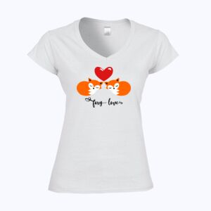 Softstyle™ women's v-neck t-shirt Thumbnail