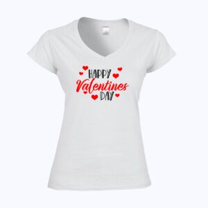 Softstyle™ women's v-neck t-shirt Thumbnail