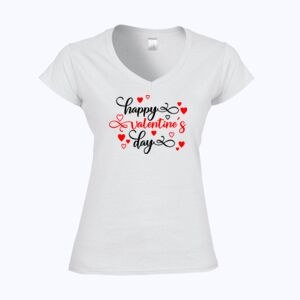 Softstyle™ women's v-neck t-shirt Thumbnail