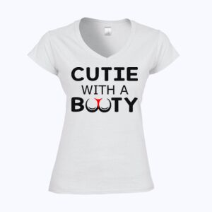 Softstyle™ women's v-neck t-shirt Thumbnail