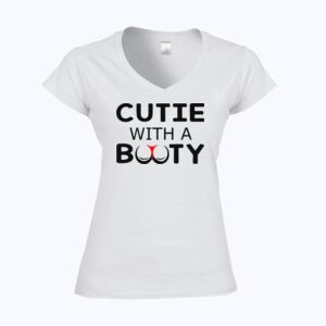Softstyle™ women's v-neck t-shirt Thumbnail