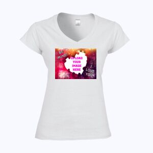 Softstyle™ women's v-neck t-shirt Thumbnail