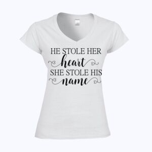Softstyle™ women's v-neck t-shirt Thumbnail