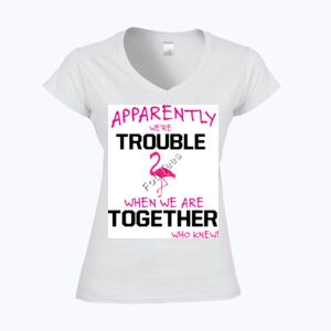 Softstyle™ women's v-neck t-shirt Thumbnail