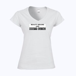 Softstyle™ women's v-neck t-shirt Thumbnail