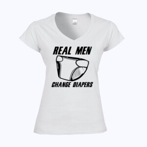 Softstyle™ women's v-neck t-shirt Thumbnail