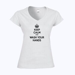 Softstyle™ women's v-neck t-shirt Thumbnail