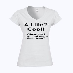Softstyle™ women's v-neck t-shirt Thumbnail