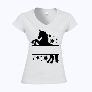 Softstyle™ women's v-neck t-shirt Thumbnail