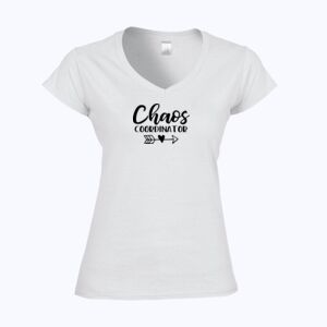 Softstyle™ women's v-neck t-shirt Thumbnail