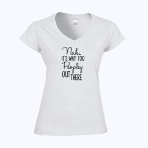 Softstyle™ women's v-neck t-shirt Thumbnail
