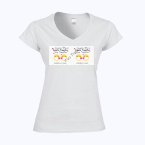 Softstyle™ women's v-neck t-shirt Thumbnail