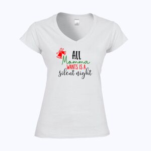 Softstyle™ women's v-neck t-shirt Thumbnail