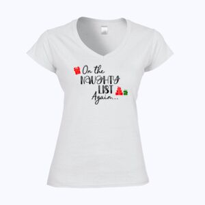Softstyle™ women's v-neck t-shirt Thumbnail