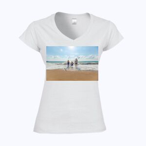 Softstyle™ women's v-neck t-shirt Thumbnail