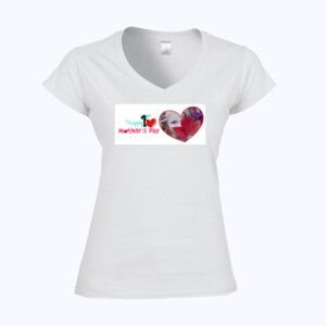 Softstyle™ women's v-neck t-shirt Thumbnail