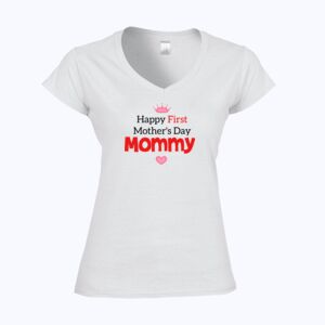 Softstyle™ women's v-neck t-shirt Thumbnail