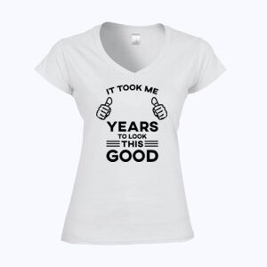 Softstyle™ women's v-neck t-shirt Thumbnail