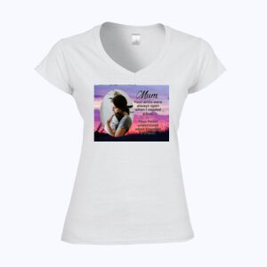 Softstyle™ women's v-neck t-shirt Thumbnail