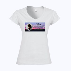 Softstyle™ women's v-neck t-shirt Thumbnail