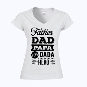 Softstyle™ women's v-neck t-shirt Thumbnail