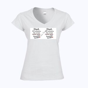Softstyle™ women's v-neck t-shirt Thumbnail