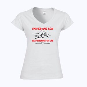 Softstyle™ women's v-neck t-shirt Thumbnail