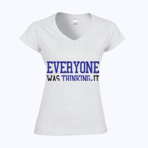 Softstyle™ women's v-neck t-shirt Thumbnail