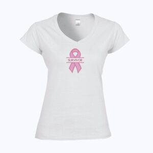 Softstyle™ women's v-neck t-shirt Thumbnail