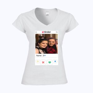 Softstyle™ women's v-neck t-shirt Thumbnail